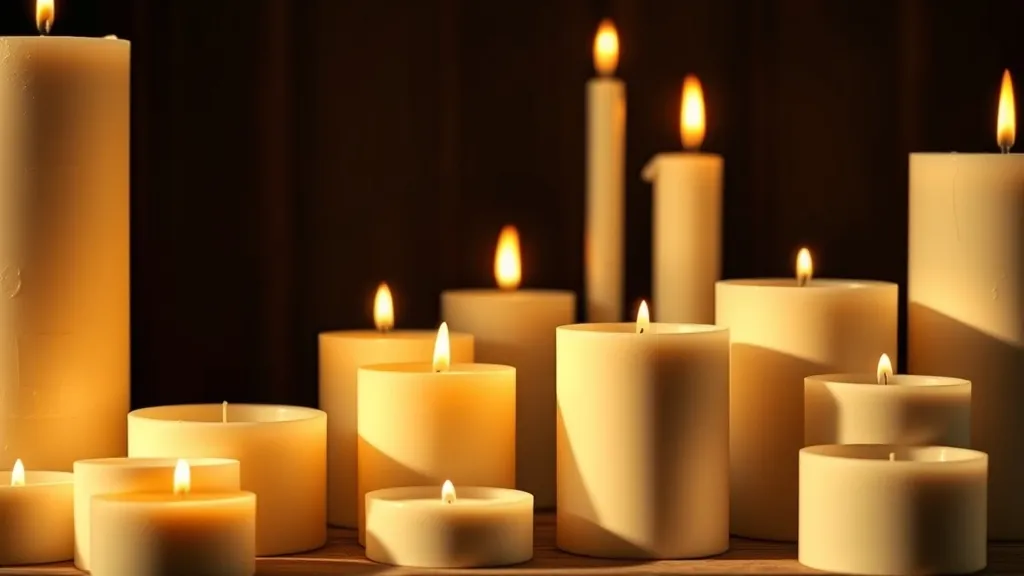 خرید شمع استوانه ای